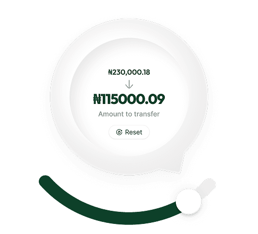 Accumulated earnings ready to transfer
